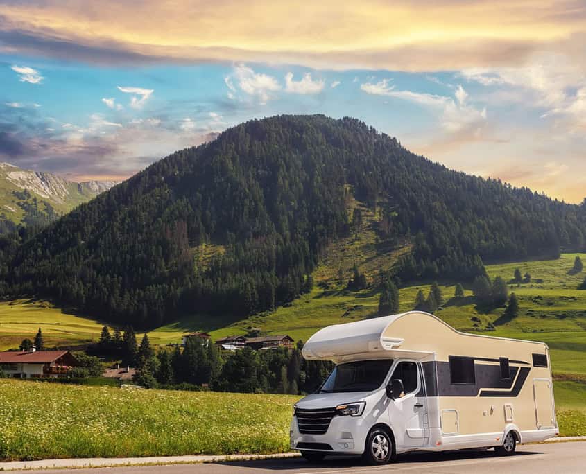 Wohnmobil in der Schweiz